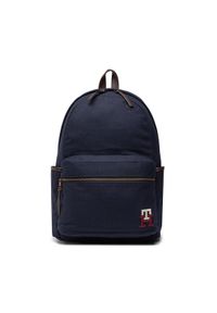 TOMMY HILFIGER - Tommy Hilfiger Plecak New Prep Backpack AM0AM10290 Granatowy. Kolor: niebieski. Materiał: materiał