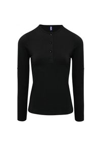PREMIER - Koszulka damska Premier Long John. Kolor: czarny. Materiał: materiał #1