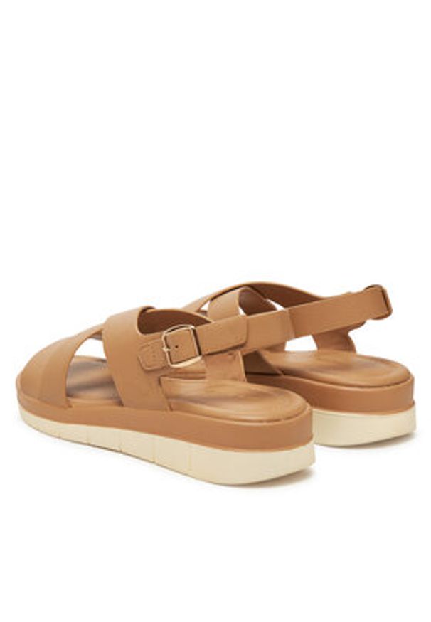 Clara Barson Sandały K25SS00628 Beżowy. Kolor: beżowy. Materiał: materiał, syntetyk
