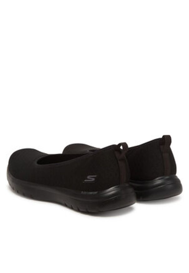 skechers - Skechers Baleriny On-The-Go Flex-Siena 138360/BBK Czarny. Kolor: czarny. Materiał: materiał