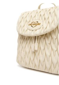 Love Moschino - LOVE MOSCHINO Plecak JC4015PP1NLH0110 Beżowy. Kolor: beżowy. Materiał: skóra #4
