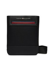 TOMMY HILFIGER - Tommy Hilfiger Saszetka Th Foundation Mini Crossover AM0AM14157 Czarny. Kolor: czarny. Materiał: skóra #1