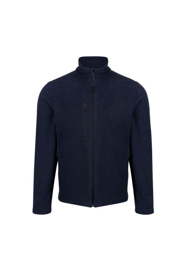 Regatta - Męska Bluza Polarowa Honestly Made Recycled Z Pełnym Zamkiem Błyskawicznym. Kolor: niebieski. Materiał: polar. Sezon: zima. Styl: sportowy. Sport: turystyka piesza