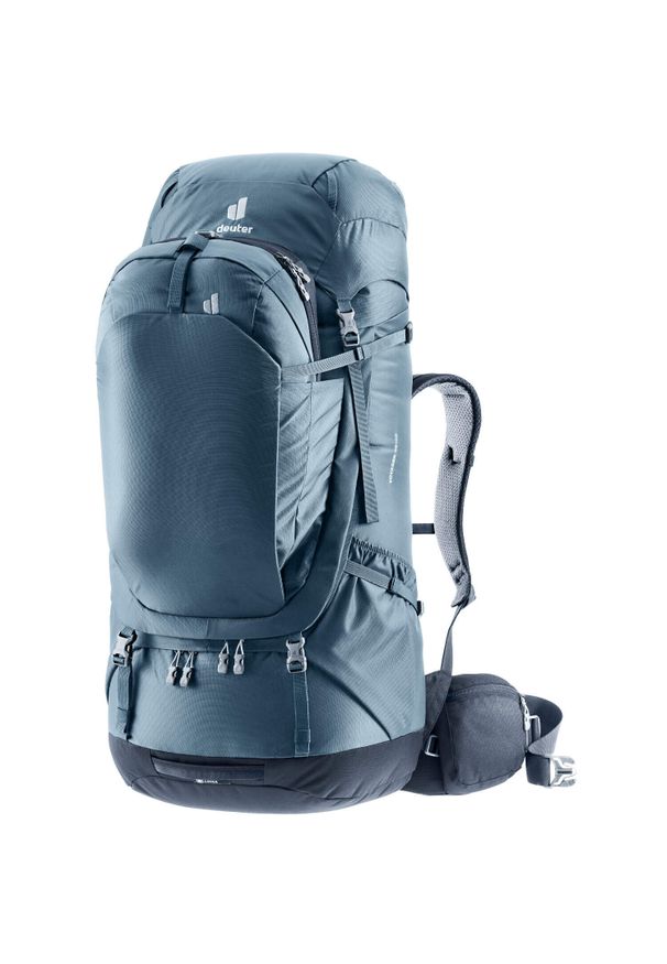 Plecak podróżny Deuter Voyager 65+10 - atlantic/ink. Kolor: niebieski. Styl: sportowy