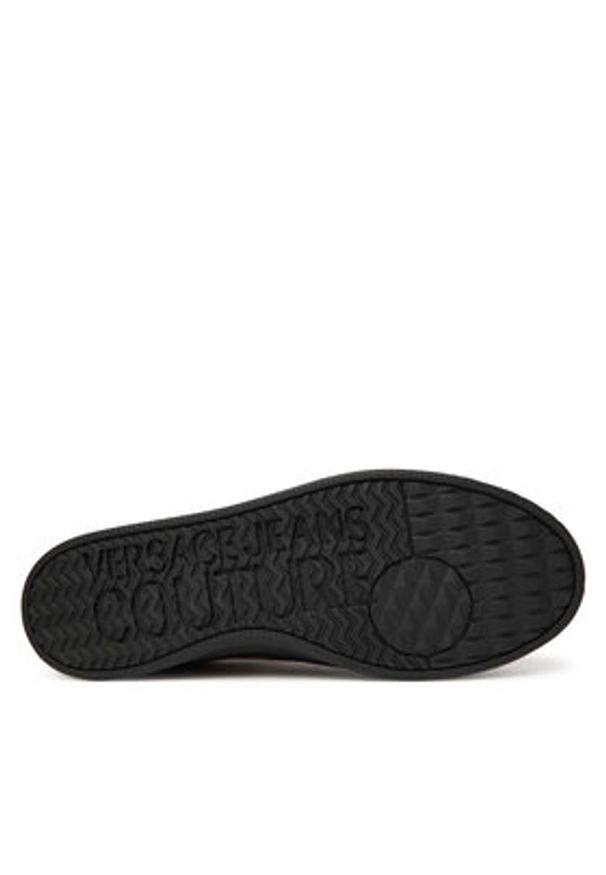 Versace Jeans Couture Sneakersy 79YA3SK6 Czarny. Kolor: czarny. Materiał: skóra