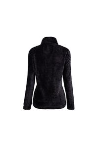 Aulp - Bluza polarowa damska AULP BECCO Rozpinana z kołnierzem. Kolor: czarny. Materiał: polar