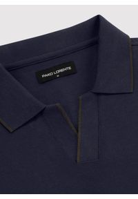 Pako Lorente - PAKO LORENTE - T-shirt polo granatowy. Okazja: na co dzień. Typ kołnierza: polo. Kolor: niebieski, zielony. Materiał: bawełna. Sezon: jesień. Styl: casual #3