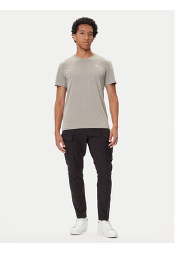 G-Star RAW - G-Star Raw T-Shirt Base-S D16411-336 Beżowy Regular Fit. Kolor: beżowy. Materiał: bawełna