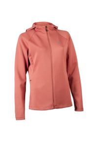 ELEMENTERRE - Damska kurtka z kapturem Élémenterre Knok. Typ kołnierza: kaptur. Kolor: różowy, beżowy, wielokolorowy. Sport: turystyka piesza #1