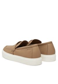 Calvin Klein Sneakersy Moccasin Lth Unlined HM0HM01813 Brązowy. Kolor: brązowy. Materiał: skóra