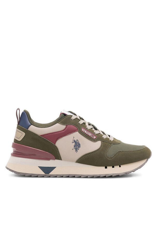 U.S. Polo Assn. Sneakersy BUZZY001M/CNU1 Khaki. Kolor: brązowy. Materiał: materiał