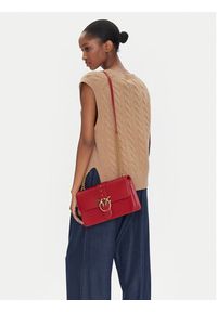 Pinko - PINKO Torebka Love One Classic Cl PE 25 PCPL 100053 A0F1 Czerwony. Kolor: czerwony. Materiał: skórzane #4