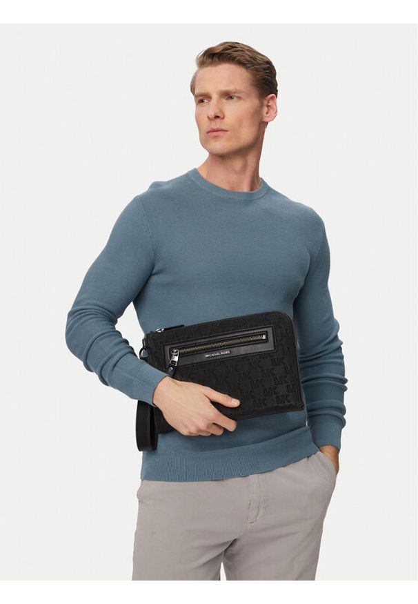 MICHAEL Michael Kors Saszetka 33S6LJSU8L Czarny. Kolor: czarny. Materiał: skóra