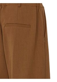 Fransa Spodnie materiałowe 20611709 Brązowy Regular Fit. Kolor: brązowy. Materiał: syntetyk #5