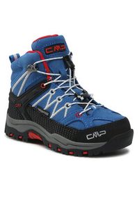CMP Trekkingi Kid Rigel Mid Trekking Shoe Wp 3Q12944 Niebieski. Kolor: niebieski. Materiał: zamsz, skóra #5
