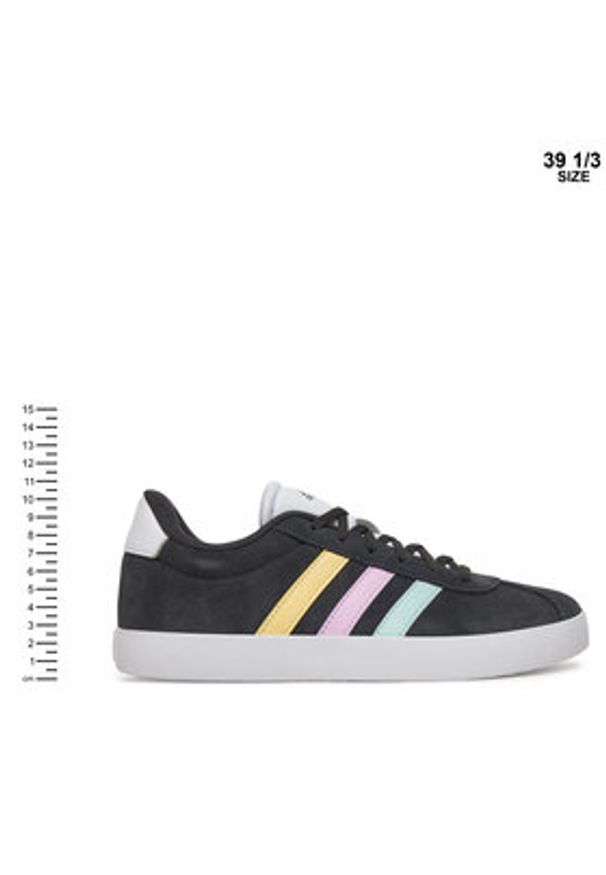 Adidas - adidas Sneakersy Vl Court 3.0 JH8725 Szary. Kolor: szary. Materiał: zamsz, skóra