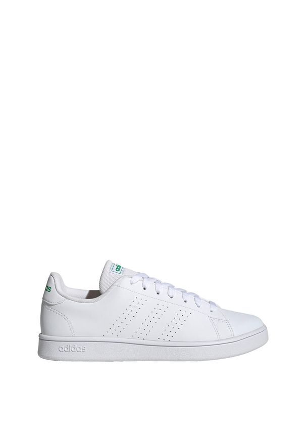 Buty Mężczyzna Adidas Advantage Base biały. Kolor: zielony, biały, wielokolorowy. Materiał: materiał. Model: Adidas Advantage. Sport: turystyka piesza
