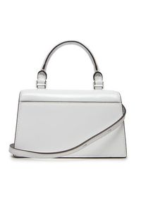 Tory Burch Torebka Bon Bon Spazzolato Mini Top-Handle Bag 148865 Biały. Kolor: biały. Materiał: skórzane