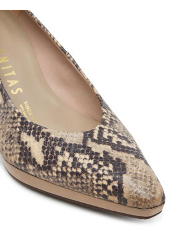 Hispanitas Półbuty HI254245 Czarny. Kolor: czarny. Materiał: skóra