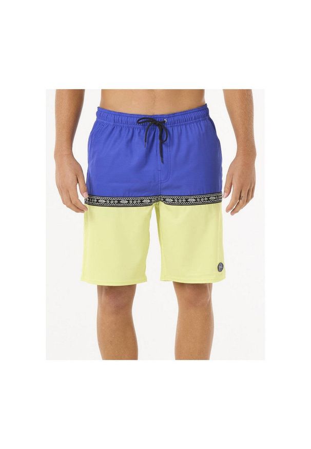 Spodenki surfingowe męskie Rip Curl Raw Energy Split Volley Niebieski. Kolor: niebieski