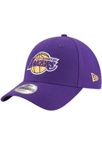 New Era - Czapka z daszkiem męska 9FORTY The League Los Angeles Lakers NBA Cap. Kolor: fioletowy, wielokolorowy, żółty. Materiał: poliester. Styl: sportowy