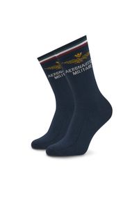 Aeronautica Militare Skarpety długie 252CZ0012UL00499 Granatowy. Kolor: niebieski. Materiał: materiał, bawełna