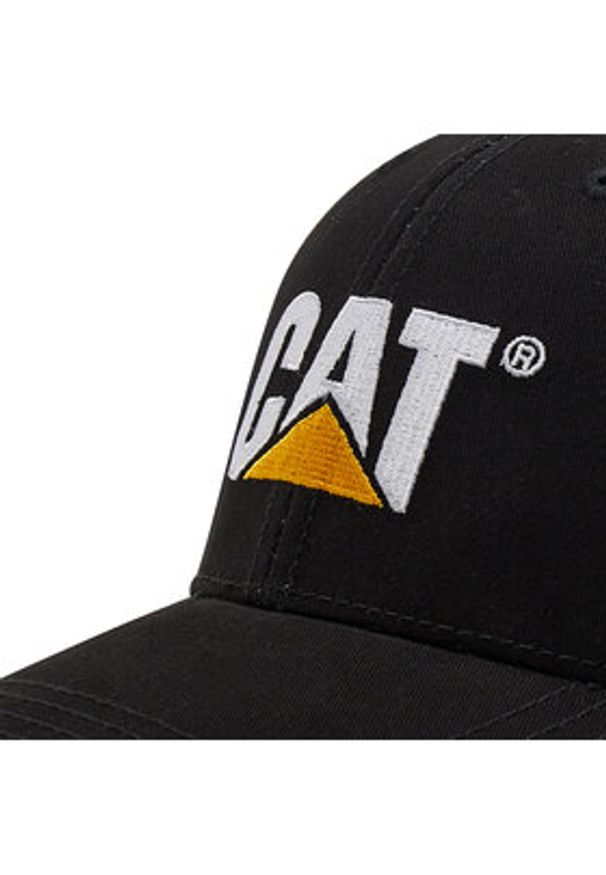 CATerpillar Czapka z daszkiem Trademark Cap W01791-016 Czarny. Kolor: czerwony. Materiał: materiał