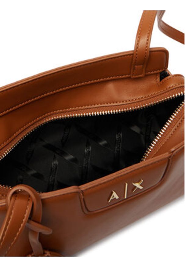 Armani Exchange Torebka XW002160 AF19892 U6123 Brązowy. Kolor: brązowy. Materiał: skórzane