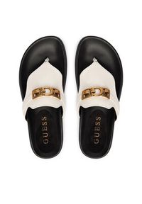 Guess Japonki FLJFRR LEA03 Biały. Kolor: biały. Materiał: skóra #3