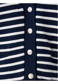 Tommy Jeans Kardigan DW0DW20257 Granatowy Relaxed Fit. Kolor: niebieski. Materiał: bawełna
