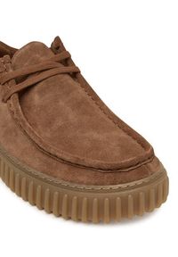 Clarks Półbuty Torhill Lo 26187376 Brązowy. Kolor: brązowy. Materiał: skóra, zamsz #4