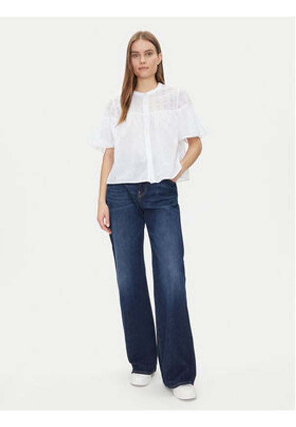 GAP - Gap Koszula 728755-01 Biały Regular Fit. Kolor: biały. Materiał: bawełna