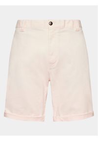 Tommy Jeans Szorty materiałowe Scanton DM0DM13221 Różowy Slim Fit. Kolor: różowy. Materiał: materiał, bawełna