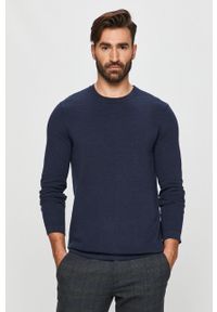 Tailored & Originals - Sweter. Okazja: na co dzień. Kolor: niebieski. Materiał: dzianina. Długość rękawa: długi rękaw. Długość: długie. Styl: casual #1