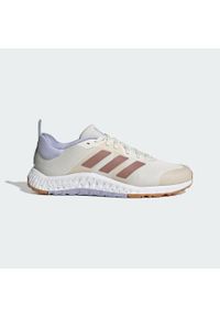 Adidas - Buty treningowe Everyset. Okazja: na co dzień. Kolor: fioletowy, różowy, biały, wielokolorowy. Materiał: materiał. Sport: fitness