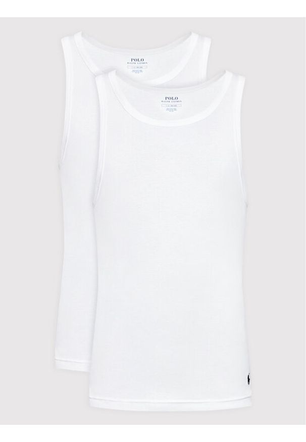 Polo Ralph Lauren Komplet tank topów 714835886001 Biały Regular Fit. Typ kołnierza: polo. Kolor: biały. Materiał: bawełna