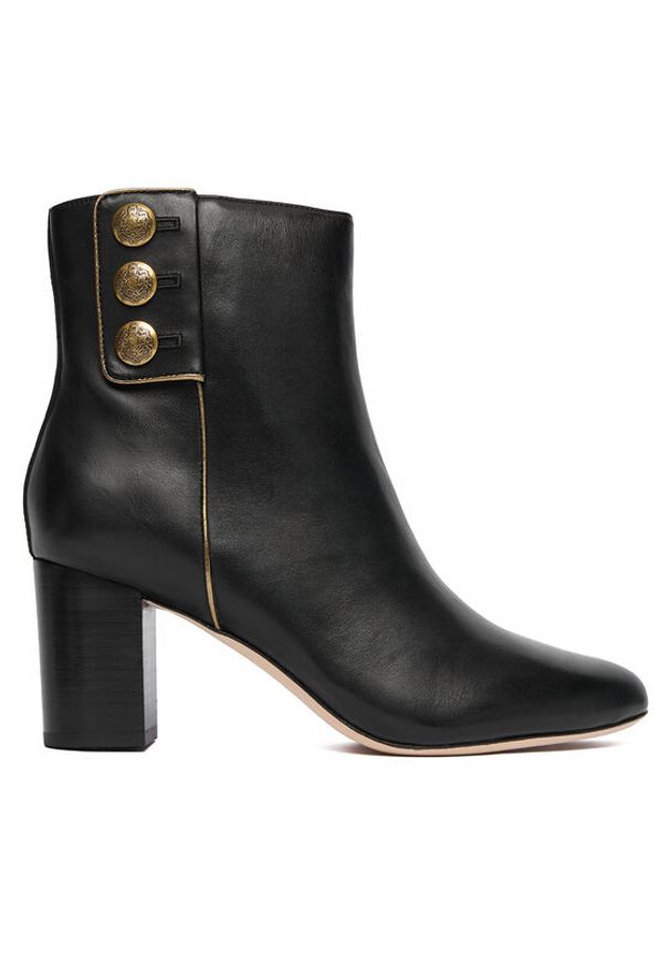 Lauren Ralph Lauren - LAUREN RALPH LAUREN Botki Kenndi Bt Hl 802980065001 Czarny. Kolor: czarny. Materiał: skóra