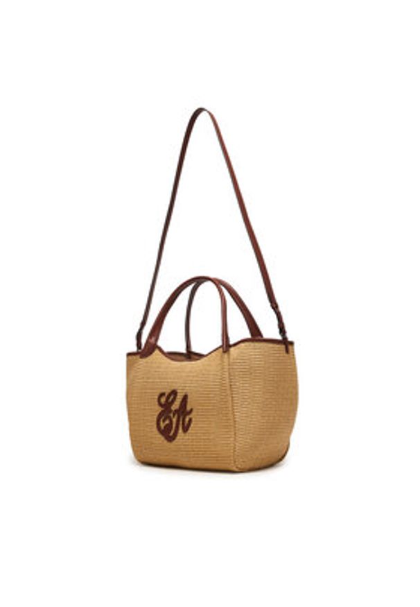 Emporio Armani Torebka EW001009 AF25819 M1334 Brązowy. Kolor: brązowy. Materiał: skórzane