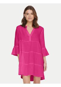 only - ONLY Sukienka letnia Thyra 15267999 Różowy Regular Fit. Kolor: różowy. Materiał: bawełna. Sezon: lato