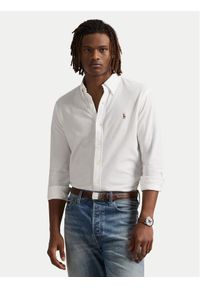 Polo Ralph Lauren Koszula 710979488003 Biały Regular Fit. Typ kołnierza: polo. Kolor: biały. Materiał: bawełna