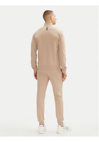 EA7 Emporio Armani Dres 8NPV60 PJVRZ U6155 Beżowy Regular Fit. Kolor: beżowy. Materiał: bawełna #2