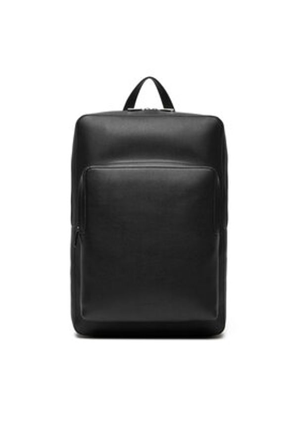 Calvin Klein Plecak Micro Pebble Slim Sq Bp 42 LV04D3005G Czarny. Kolor: czarny. Materiał: skóra