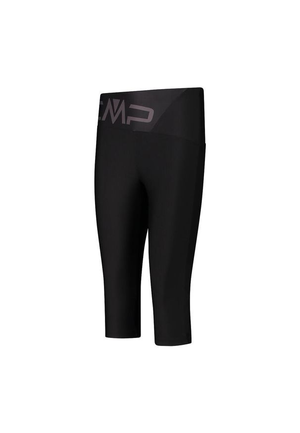 Legging kobieta CMP 3/4. Kolor: biały, wielokolorowy, czarny