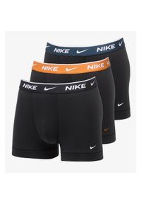 Bokserski męskie Nike Everyday Cotton Stretch Trunk. Kolor: czarny, niebieski, pomarańczowy, wielokolorowy