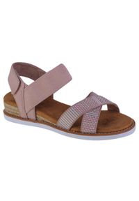 skechers - Sandały damskie, Skechers Desert Kiss Hi - Tea Time. Kolor: różowy