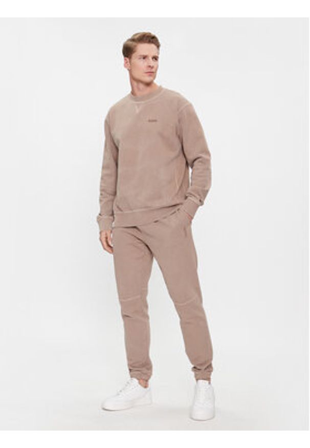 BOSS - Boss Spodnie dresowe Se_Bosslogoraw 50505271 Brązowy Regular Fit. Kolor: brązowy. Materiał: bawełna