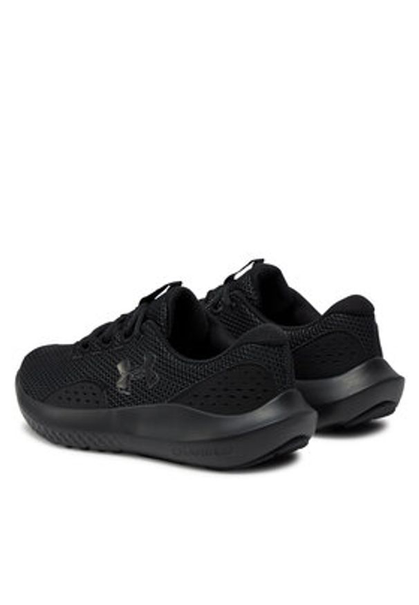 Under Armour Buty do biegania Ua W Charged Surge 4 3027007-002 Czarny. Kolor: czarny. Materiał: materiał