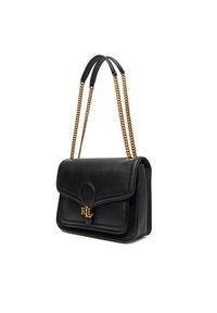 Lauren Ralph Lauren - LAUREN RALPH LAUREN Torebka 431974551001 Czarny. Kolor: czarny. Materiał: skórzane #4