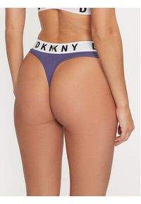 DKNY Stringi DK4529 Niebieski. Kolor: niebieski. Materiał: bawełna #7