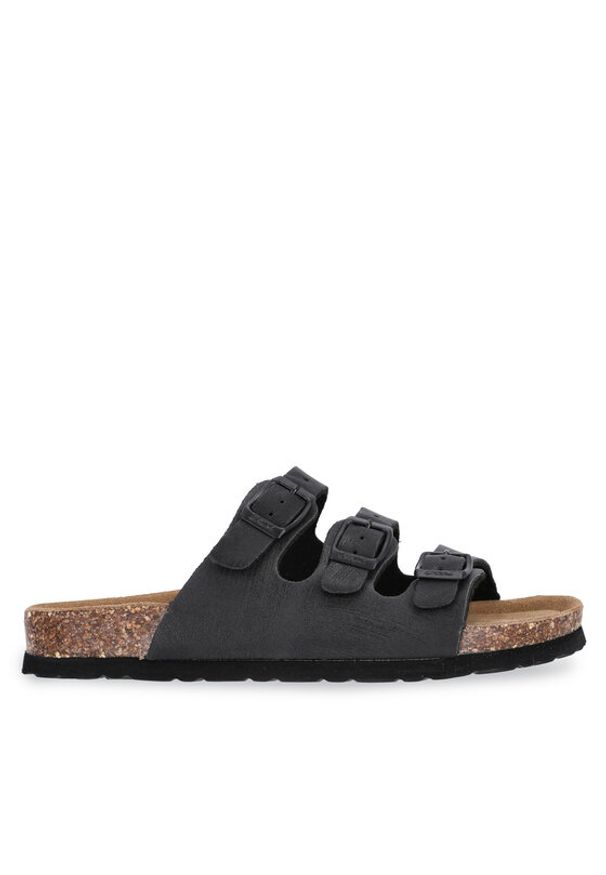 CRUZ Klapki Santa CR192185 Czarny. Kolor: czarny. Materiał: skóra